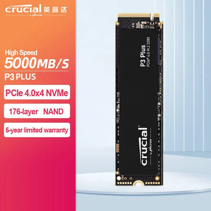 Crucial P3 Plus 500GB 1TB 2TB 4TB