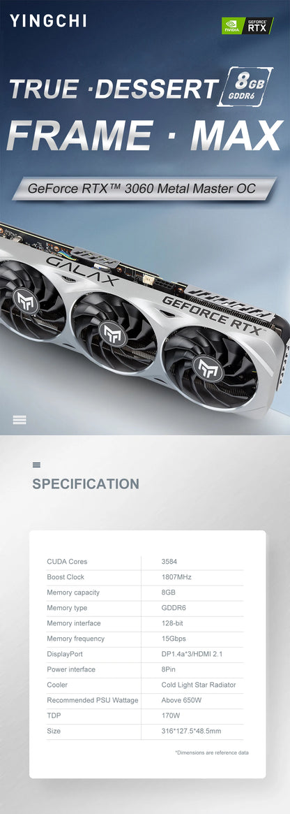 GALAXY GeForce RTX 3060 12GB