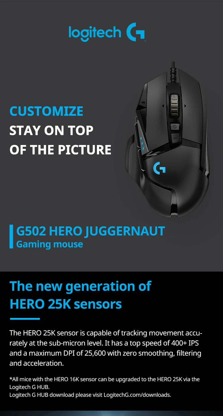 Logitech G502 Hero/SE Lightspeed